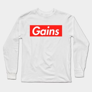 GAINS Long Sleeve T-Shirt